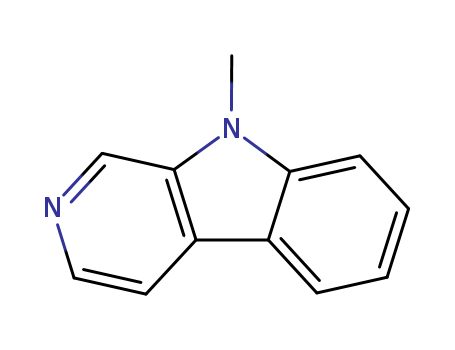 2521-07-5,9-Methyl-9H-beta-carboline,N-methylnorharmane;9-Methyl-9H-pyrido(3,4-b)indole;N9-methylbetacarboline;9-methyl-|A-carboline;9H-Pyrido(3,4-b)indole,9-methyl;9-methylnorharmane;