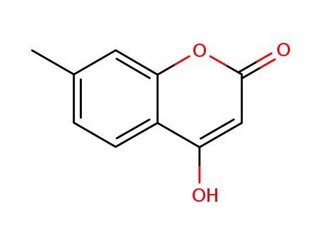 Molecular Structure of 18692-77-8 (4-HYDROXY-7-METHYLCOUMARIN)