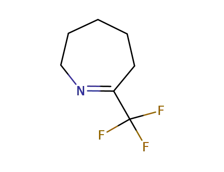 Molecular Structure of 1146222-77-6 (7-(trifluoromethyl)-3,4,5,6-tetrahydro-2H-azepine)