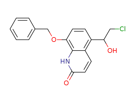 8-benzyloxy-5-(2-chloro-1-hydroxy-ethyl)-1H-quinolin-2-one