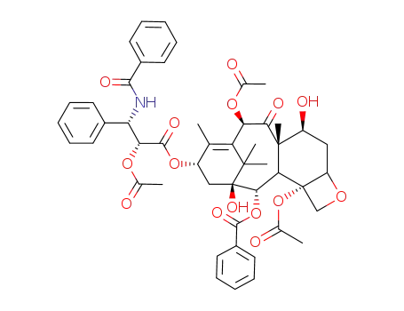 Molecular Structure of 92950-40-8 (2'-ACETYLTAXOL)