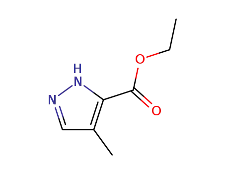 Molecular Structure of 856061-38-6 (1H-Pyrazole-5-carboxylic acid, 4-methyl-, ethyl ester)