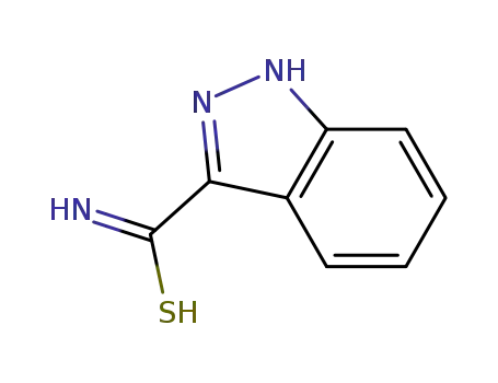 Molecular Structure of 28751-69-1 (1H-Indazole-3-carbothioamide)