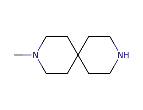 Molecular Structure of 13323-45-0 (3-METHYL-3,9-DIAZASPIRO[5.5]UNDECANE)