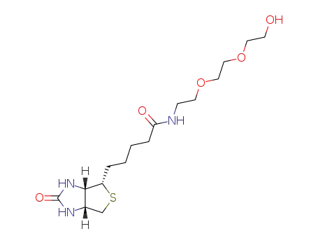 Molecular Structure of 1263044-40-1 (Biotin-PEG3-alcohol)