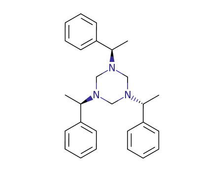Molecular Structure of 170716-16-2 (1,3,5-Triazine, hexahydro-1,3,5-tris[(1R)-1-phenylethyl]-)