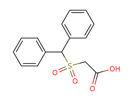 Acetic acid, [(diphenylmethyl)sulfonyl]-