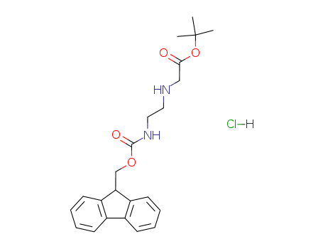 Glycine,N-[2-[[(9H-fluoren-9-ylmethoxy)carbonyl]amino]ethyl]-, 1,1-dimethylethyl ester,hydrochloride (1:1)(169396-88-7)