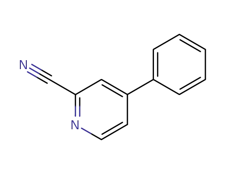 Molecular Structure of 18714-16-4 (2-CYANO-4-PHENYLPYRIDINE)