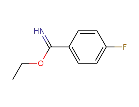 Molecular Structure of 52162-47-7 (ethyl 4-fluorobenzenecarboximidoate)