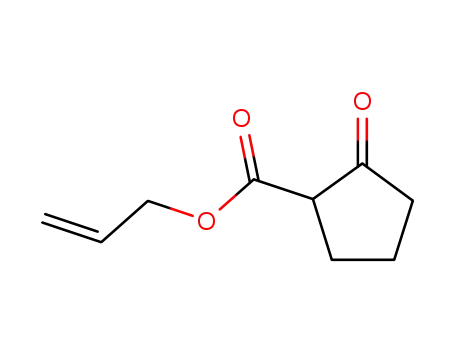 Molecular Structure of 75265-67-7 (Allyl 2-oxocyclopentanecarboxylate)