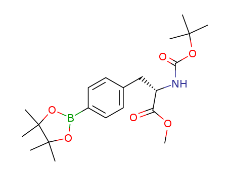Methyl (2S)-2-[(tert-butoxycarbonyl)amino]-3-[4-(4,4,5,5-tetramethyl-1,3,2-dioxaborolan-2-yl)phenyl]propanoate