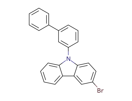 Molecular Structure of 1428551-28-3 (9-([1,1'-biphenyl]-3-yl)-3-broMo-9H-carbazole)