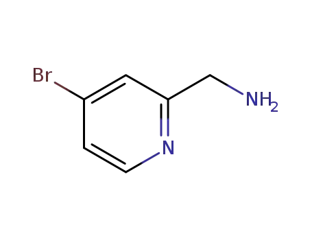 Molecular Structure of 865156-50-9 (C-(4-BROMO-PYRIDIN-2-YL)-METHYLAMINE)