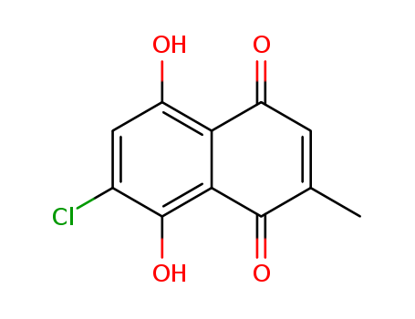 1,4-Naphthalenedione, 7-chloro-5,8-dihydroxy-2-methyl-