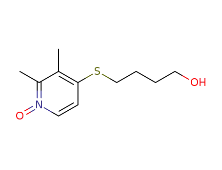 2,3-Dimethyl-4-(4-hydroxybutylthio)pyridine N-oxide
