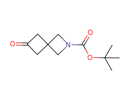 Molecular Structure of 1181816-12-5 (tert-butyl 6-oxo-2-azaspiro[3.3]heptane-2-carboxylate)