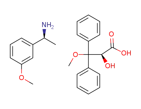 (S)-1-(3-methoxyphenyl)ethylammonium (S)-2-hydroxy-3-methoxy-3,3-diphenylpropionate