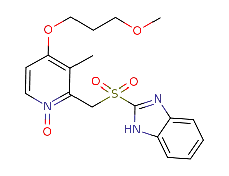 Molecular Structure of 924663-37-6 (Rebeprazole sulfone N-oxide)