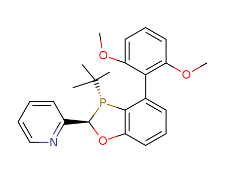 2-((2R,3R)-3-(tert-butyl)-4-(2,6-dimethoxyphenyl)-2,3-dihydrobenzo[d][1,3]oxaphosphol-2-yl)pyridine
