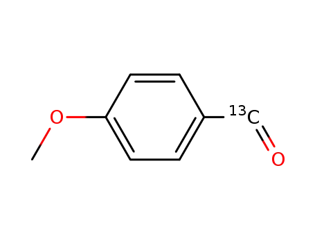 Molecular Structure of 95537-93-2 (ANISALDEHYDE-[7-13C])