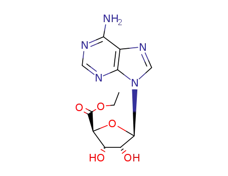 Molecular Structure of 35803-57-7 (ethyl adenosine-5'-carboxylate)