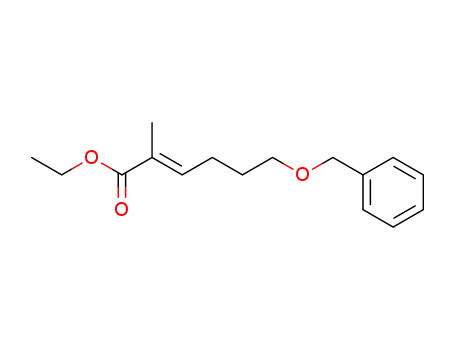 2-Hexenoic acid, 2-methyl-6-(phenylmethoxy)-, ethyl ester, (2E)-