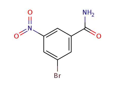 Molecular Structure of 54321-80-1 (3-BROMO-5-NITROBENZAMIDE)