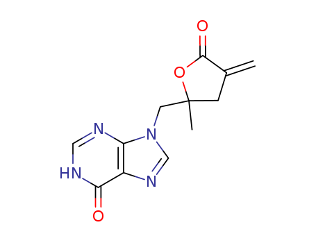 100682-44-8,9-((2-methyl-4-methylene-5-oxotetrahydrofuran-2-yl)methyl)hypoxanthine,9-((2-methyl-4-methylene-5-oxotetrahydrofuran-2-yl)methyl)hypoxanthine