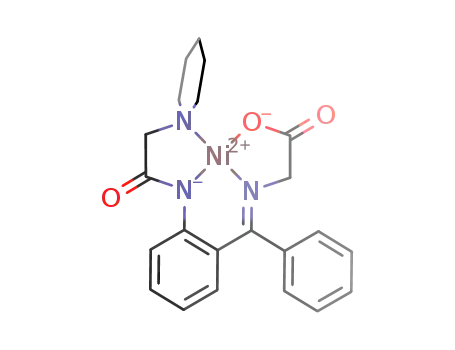 N-[알파-[2-(피페리디노아세트아미도)페닐]벤질리덴]글리시나토]니켈
