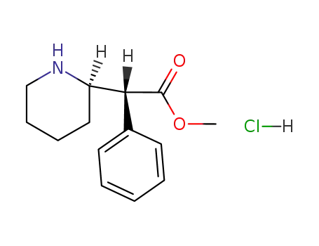 Molecular Structure of 19262-68-1 (D-THREO-METHYLPHENIDATE HYDROCHLORIDE)