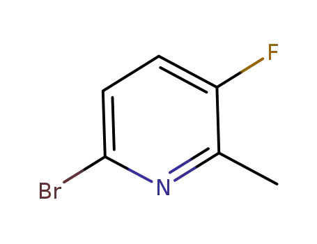 Molecular Structure of 374633-38-2 (2-Bromo-5-fluoro-6-methylpyridine)