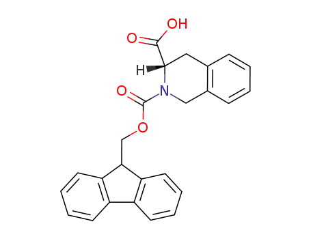 Molecular Structure of 130309-33-0 (N-Fmoc-D-1,2,3,4-Tetrahydroisoquinoline-3-carboxylic acid)