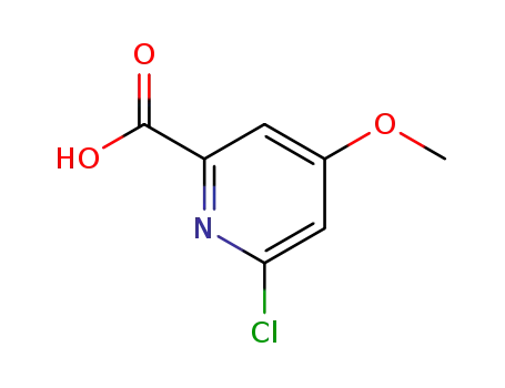 Molecular Structure of 88912-21-4 (6-CHLORO-4-METHOXY-PYRIDINE-2-CARBOXYLIC ACID)