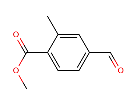 Molecular Structure of 74733-23-6 (Methyl 4-forMyl-2-Methylbenzoate)