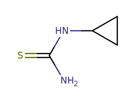 Molecular Structure of 56541-14-1 (N-CYCLOPROPYLTHIOUREA)