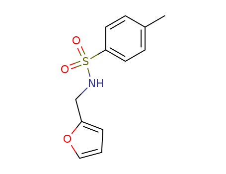 Molecular Structure of 121564-33-8 (Benzenesulfonamide, N-(2-furanylmethyl)-4-methyl-)