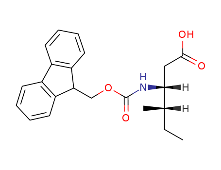Hexanoic acid,3-[[(9H-fluoren-9-ylmethoxy)carbonyl]amino]-4-methyl-, (3R,4S)-