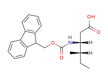 Molecular Structure of 193954-27-7 (Fmoc-L-beta-homoisoleucine)