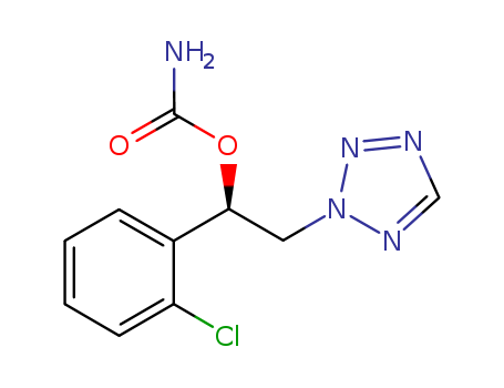 913088-80-9,carbamic acid (R)-1-(2-chlorophenyl)-2-(tetrazol-2-yl)ethyl ester,