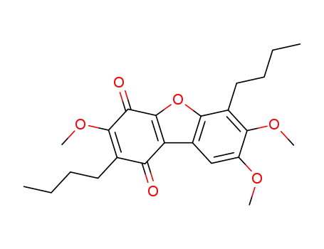 1,4-Dibenzofurandione, 2,6-dibutyl-3,7,8-trimethoxy-