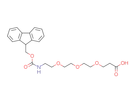 Molecular Structure of 867062-95-1 (FMOC-12-AMINO-4,7,10-TRIOXADODECANOIC ACID)