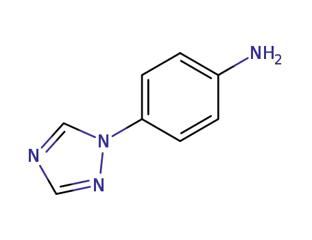 Molecular Structure of 6523-49-5 (1-(4'-Aminophenyl)-1,2,4-triazole)