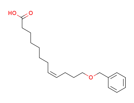 Molecular Structure of 62509-45-9 (8-Dodecenoic acid, 12-(phenylmethoxy)-, (Z)-)