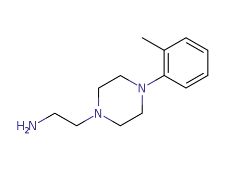 Molecular Structure of 58334-09-1 (2-(4-o-tolyl-piperazin-1-yl)-ethylamine)