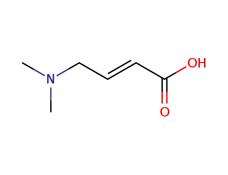 Molecular Structure of 149586-32-3 (2-Butenoicacid,4-(dimethylamino)-,(E)-(9CI))