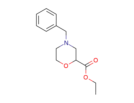 Molecular Structure of 135072-32-1 (Ethyl4-benzylmorpholine-2-carboxylate)