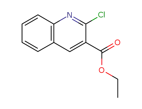Molecular Structure of 16498-86-5 (2-Chloro-3-quinolinecarboxylic acid ethyl ester)