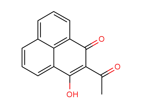 Molecular Structure of 18931-06-1 (2-acetyl-3-hydroxy-1H-phenalen-1-one)