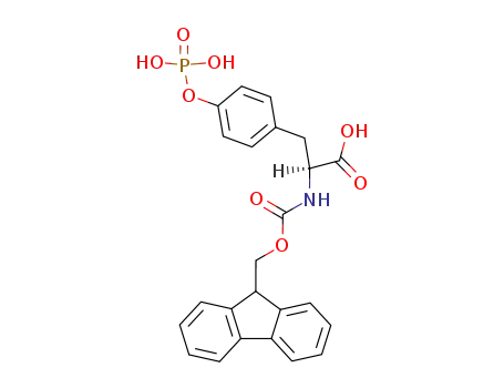 Molecular Structure of 147762-53-6 (Fmoc-O-Phospho-L-tyrosine)